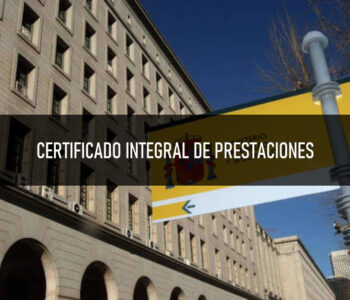 Certificado Integral de Prestaciones